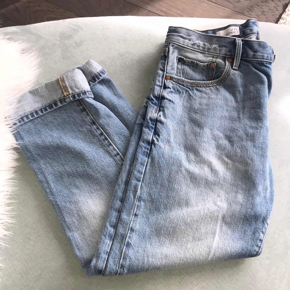 Gap sexy boyfriend jeans.